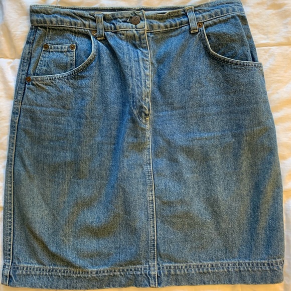 Valentino denim vintage skirt